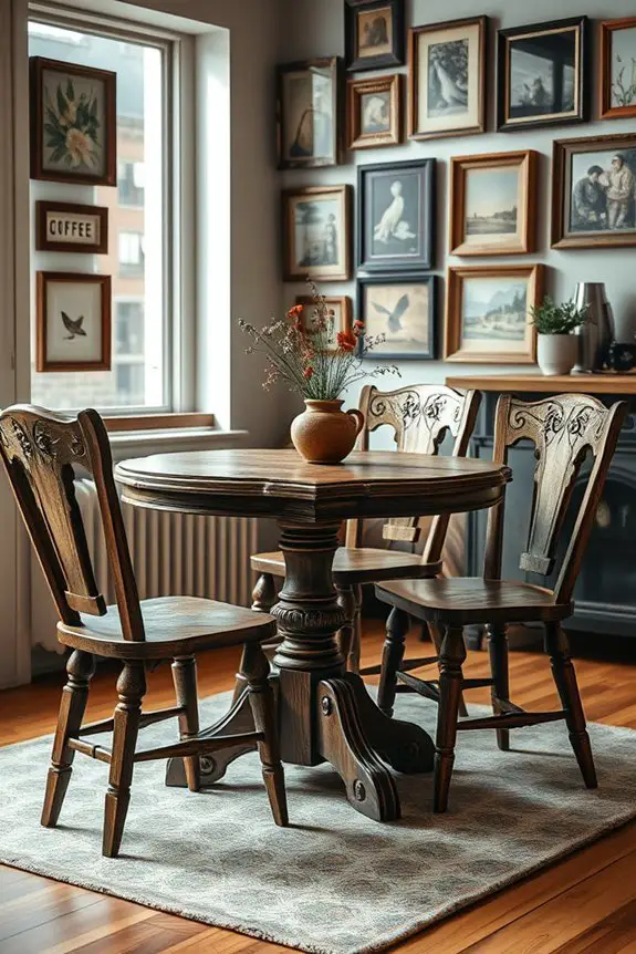 cozy vintage furniture corner
