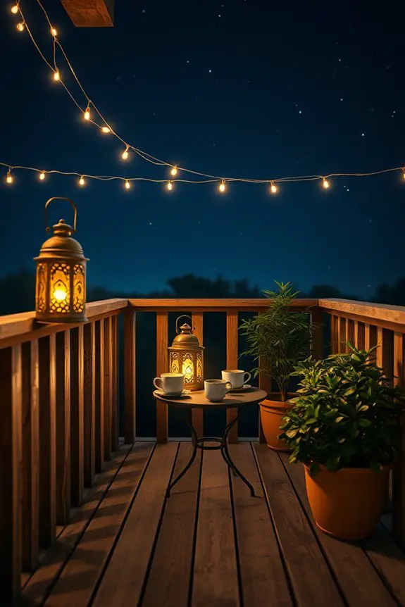 cozy vintage lantern ambiance