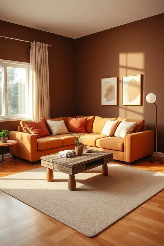 cozy warm brown sanctuary