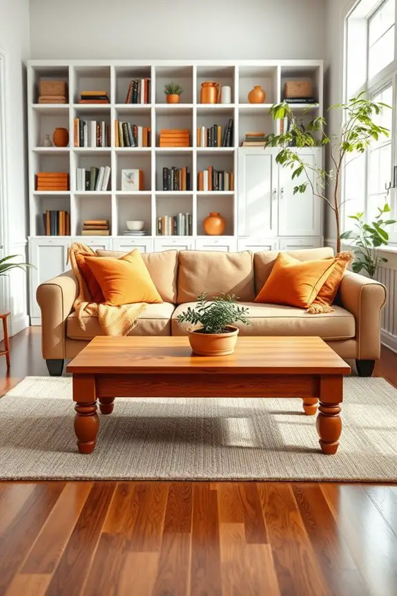 cozy warm cinnamon decor