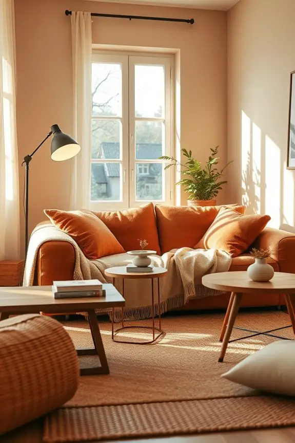 cozy warm color palettes