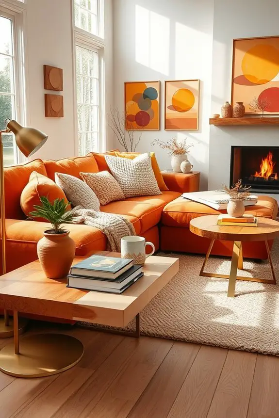 cozy warm color palettes