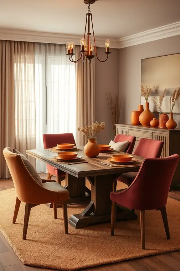 cozy warm color palettes