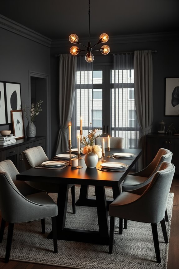 cozy warm dining atmosphere