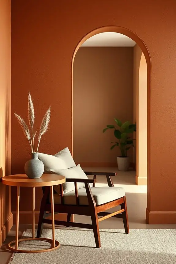 cozy warm earth tones