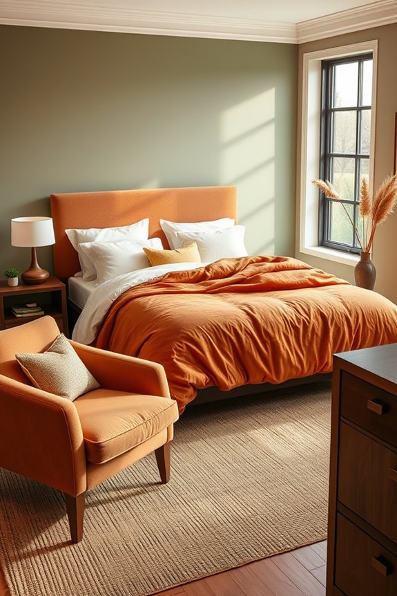 cozy warm earth tones