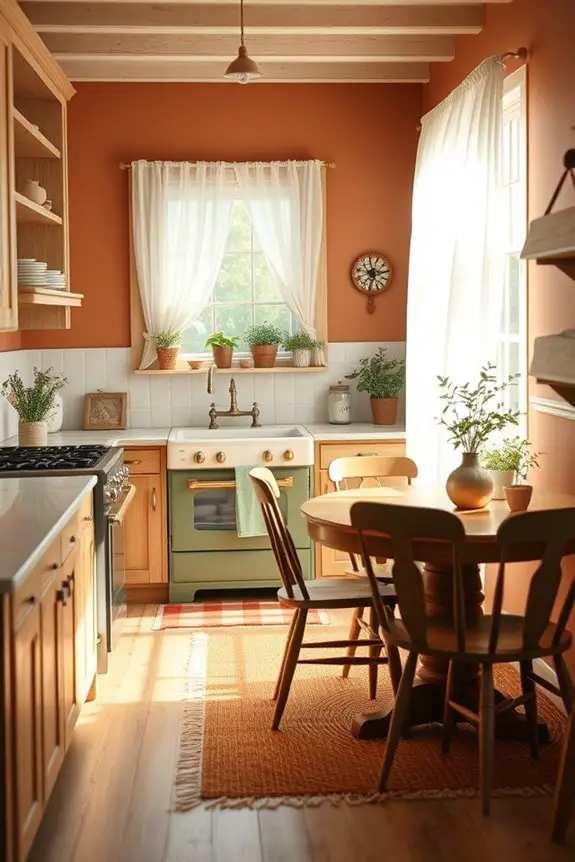 cozy warm kitchen palettes