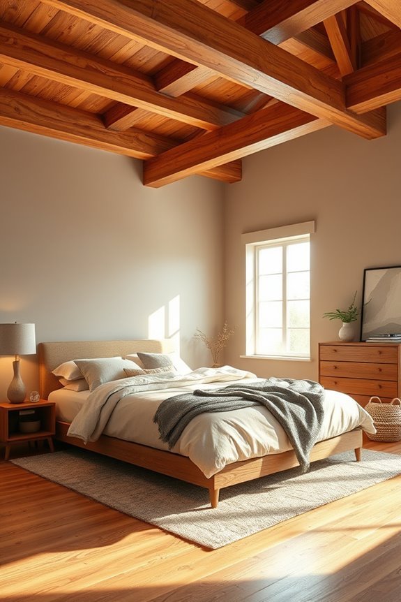 cozy warm wood finishes