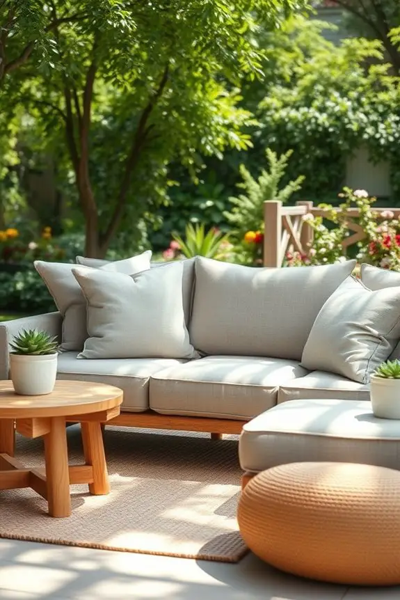 cozy weather resistant outdoor sofas