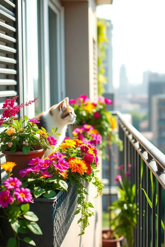 cozy window boxes for cats