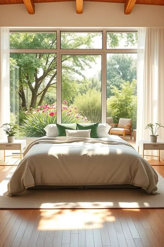 cozy window seating garden