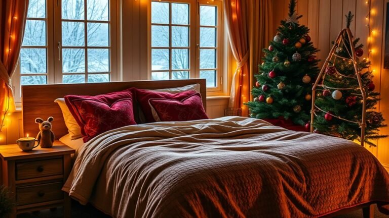 cozy winter holiday decor