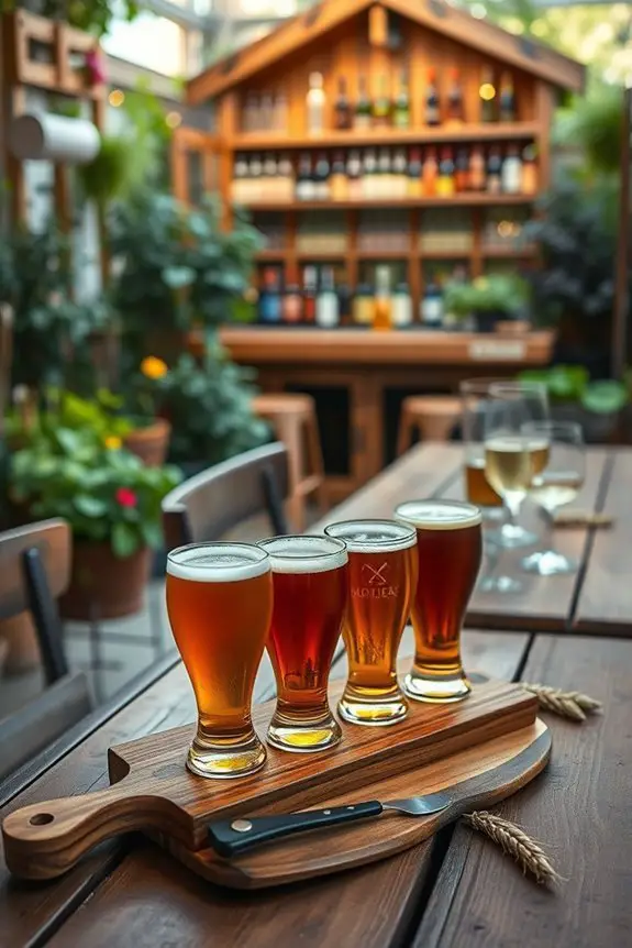 craft beer garden experience