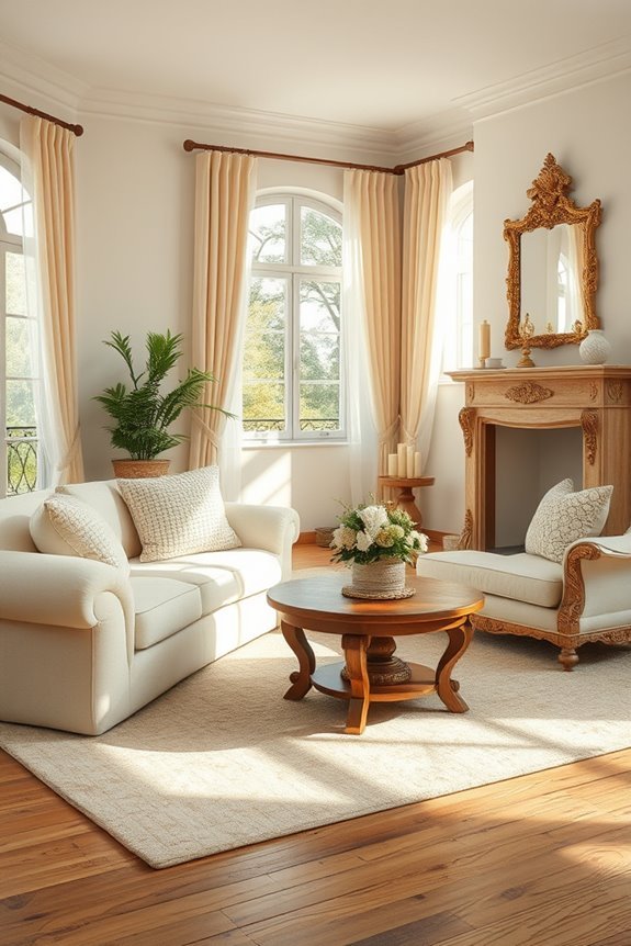 cream and gold elegance
