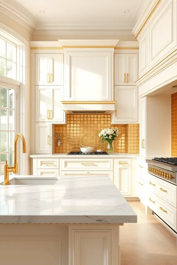 cream and gold elegance