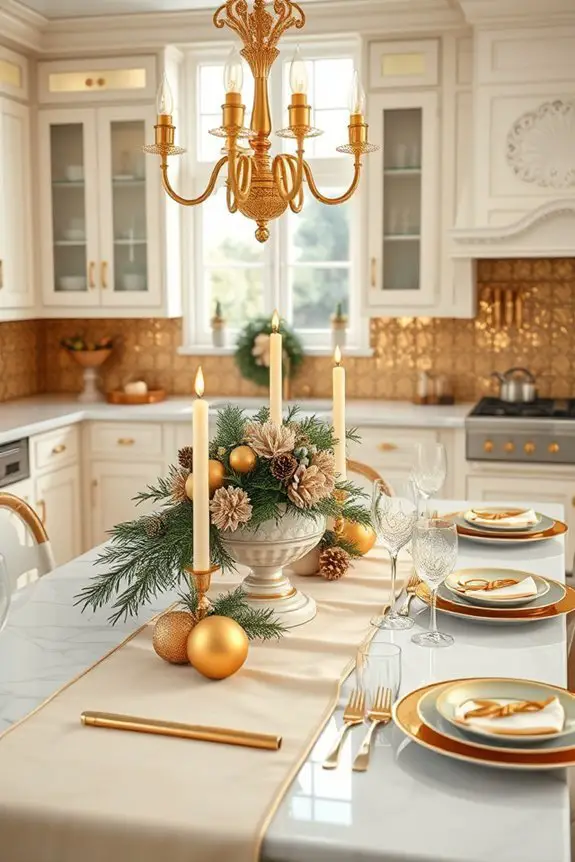 cream and gold elegance