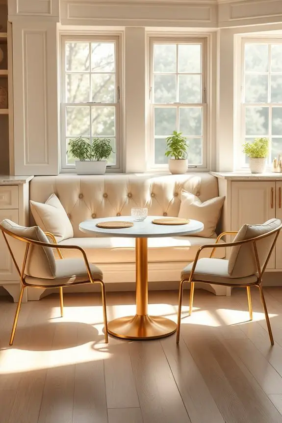 cream and gold elegance