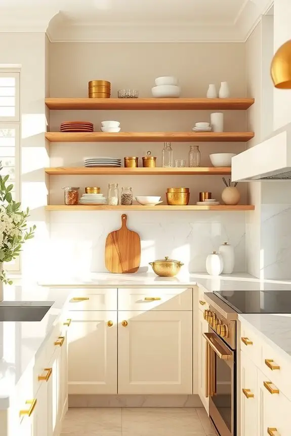 cream and gold elegance