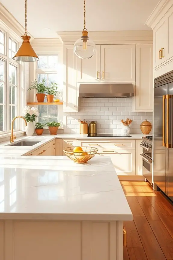 cream and gold elegance