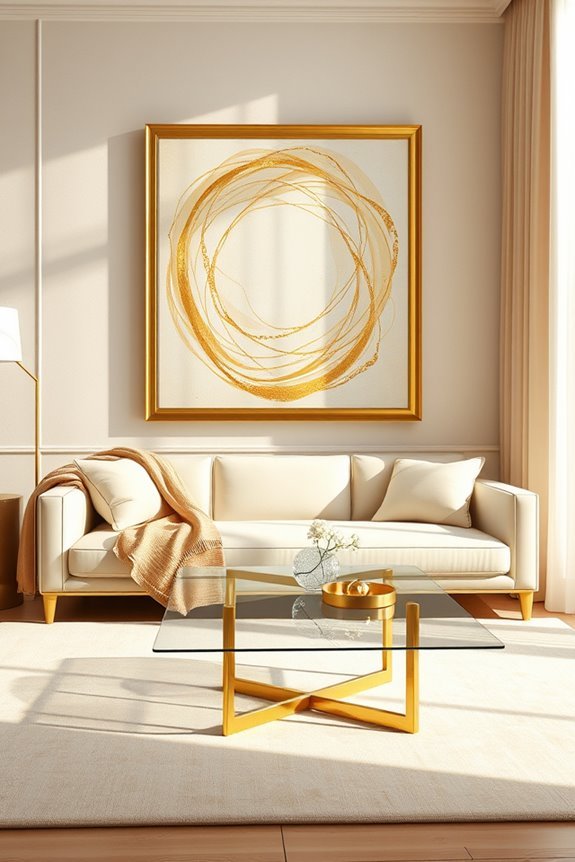 cream and gold elegance