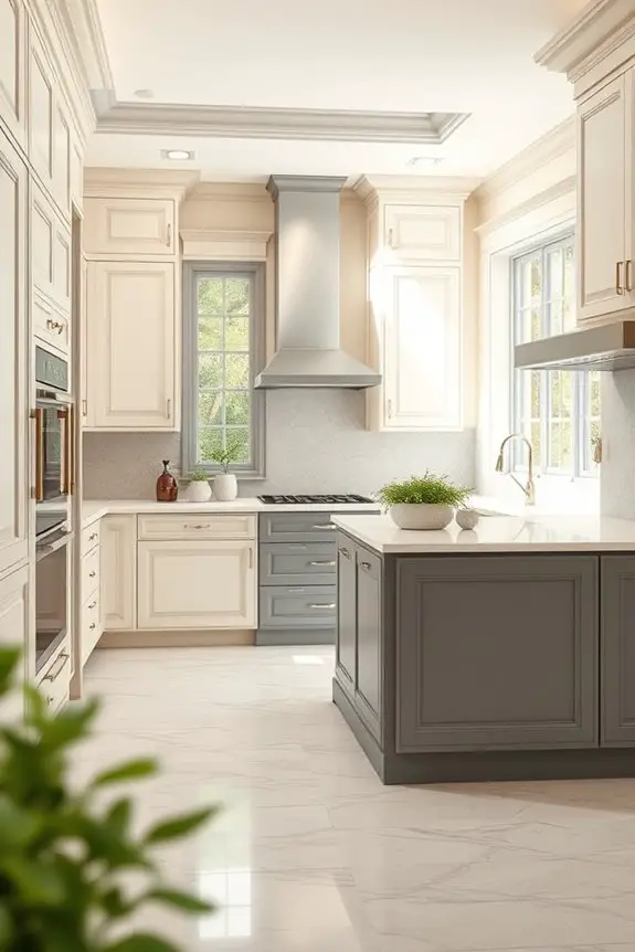 cream and grey elegance