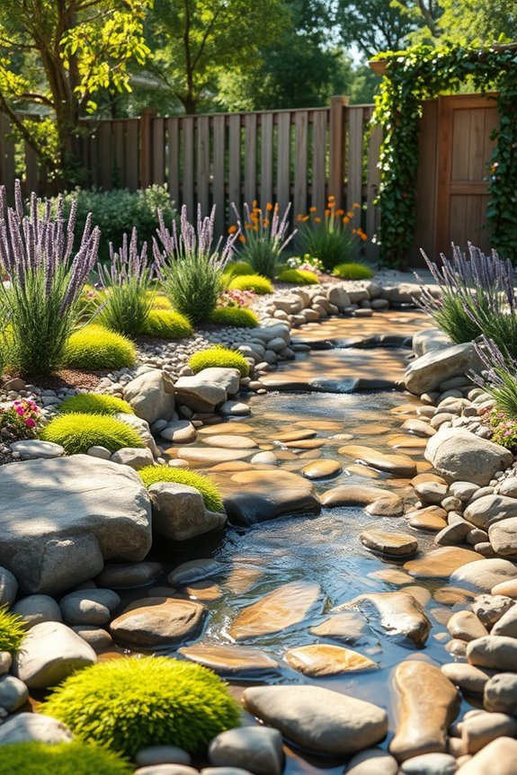 create a tranquil water feature