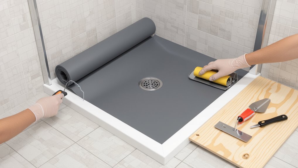 create continuous watertight barrier
