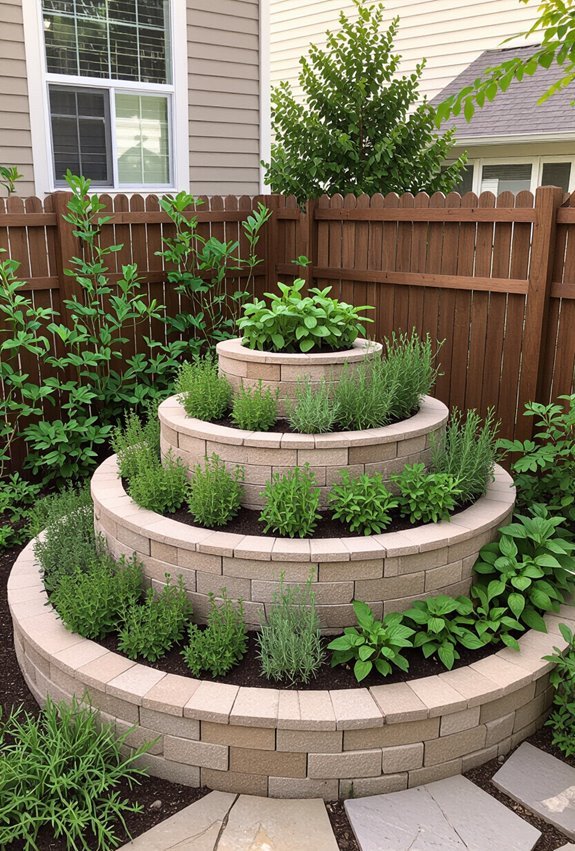 create diverse herb microclimates