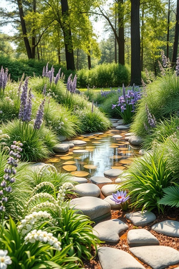 create sustainable rain garden