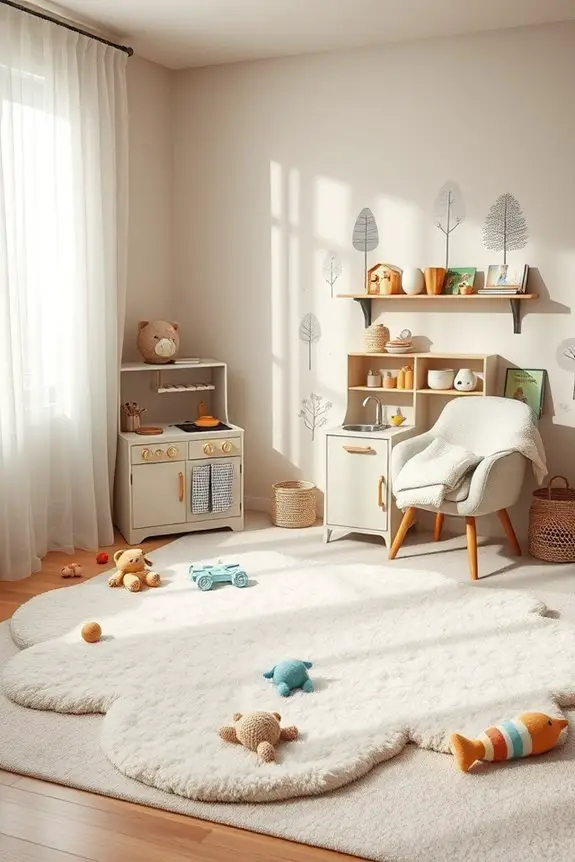 creative and cozy playtime