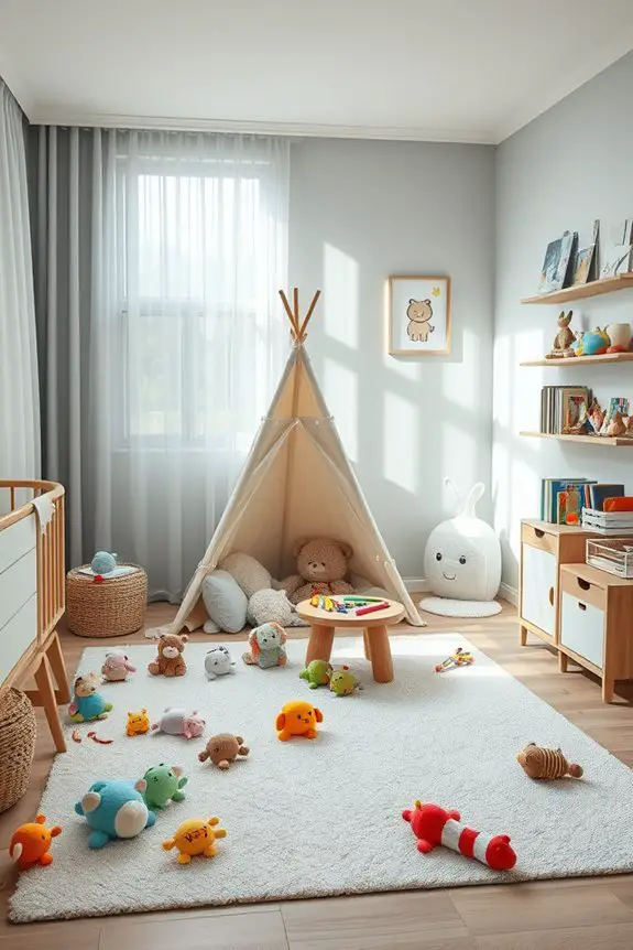creative and organized play zone