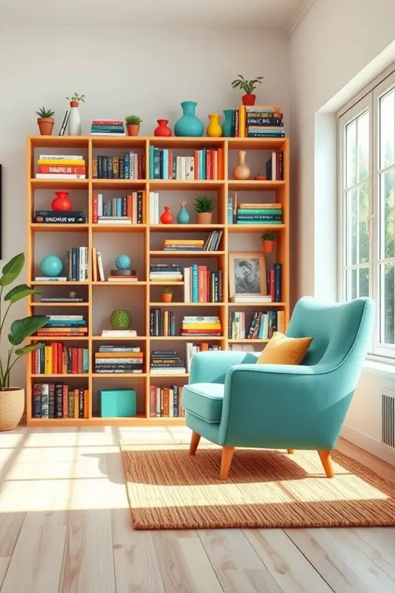 creative and playful bookcase