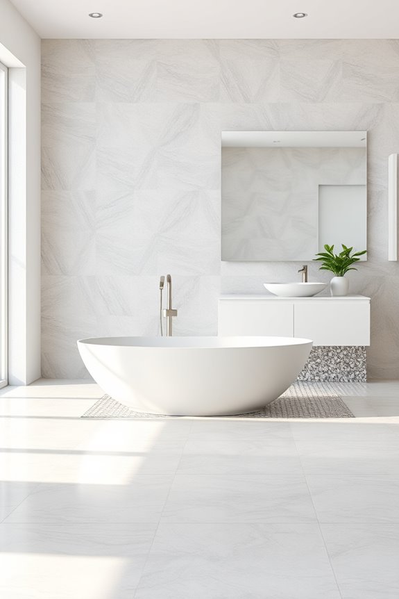 creative bathroom tile designs