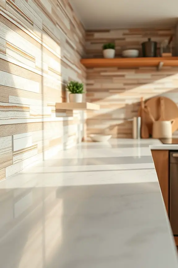 creative budget friendly backsplash solution