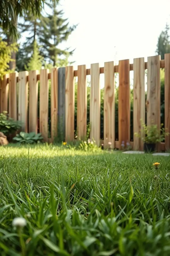 creative budget friendly backyard fencing