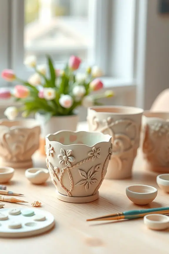 creative clay pot designs