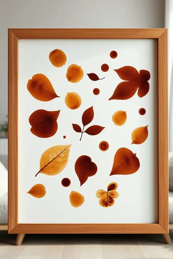 creative coffee stain artwork
