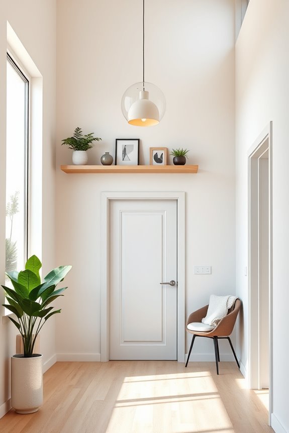creative decor above doorways