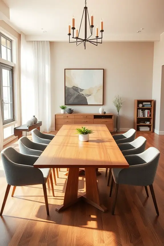 creative dining room arrangements
