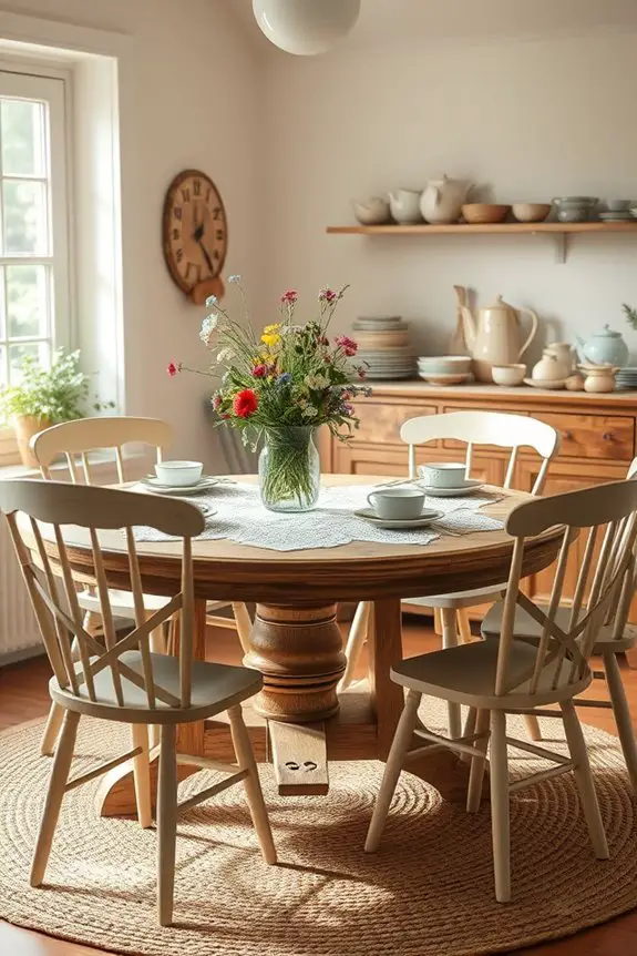 creative dining table arrangements