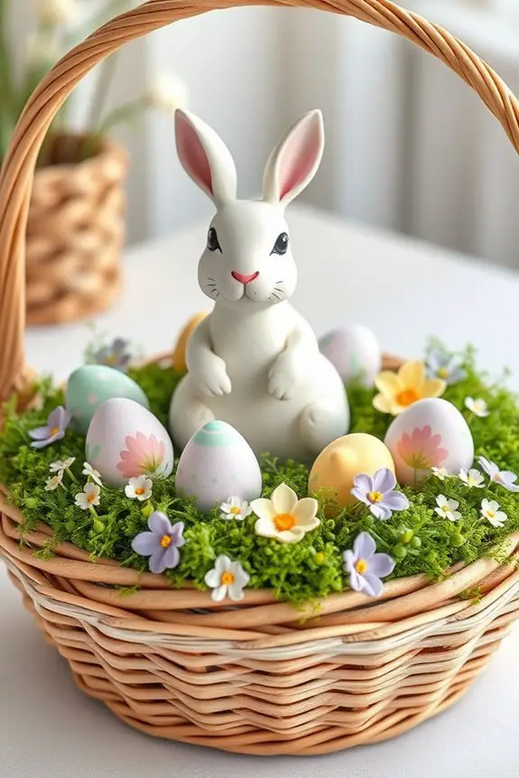 creative easter basket centerpieces