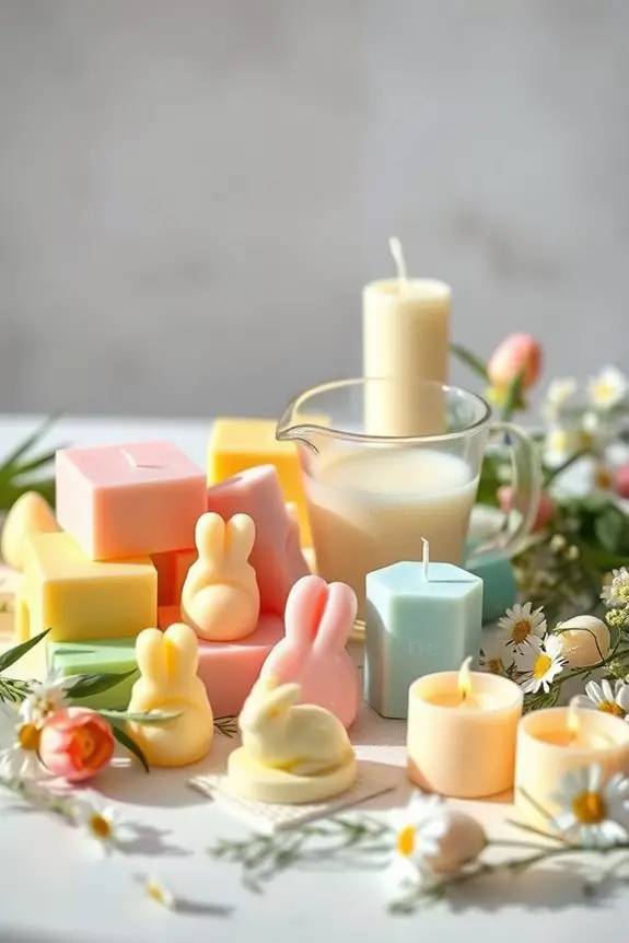 creative easter candle making