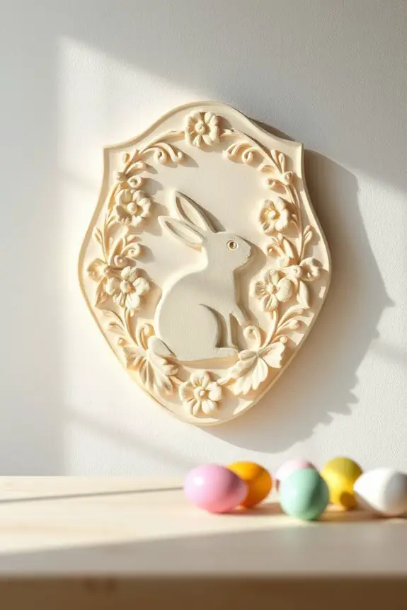 creative easter clay plaques