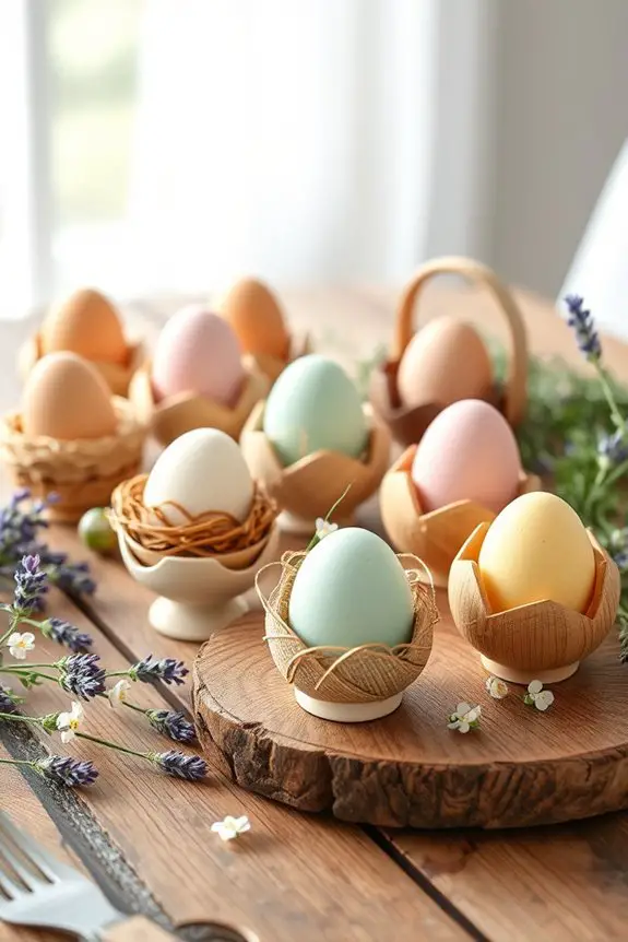 creative easter egg displays