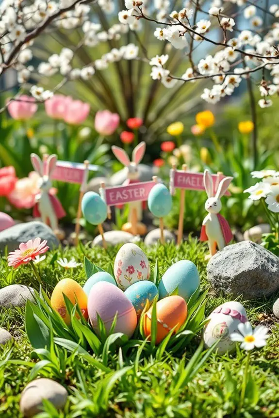 creative egg hunt markers