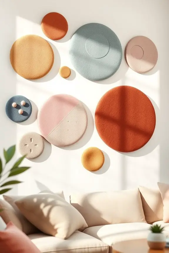 creative felt wall decor