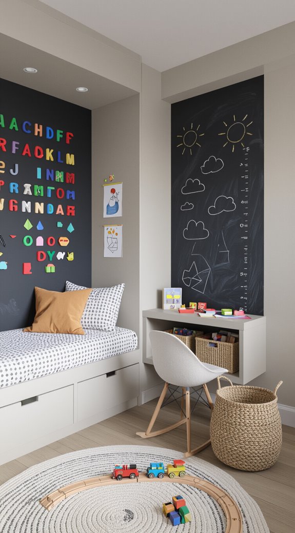 creative hands on wall space