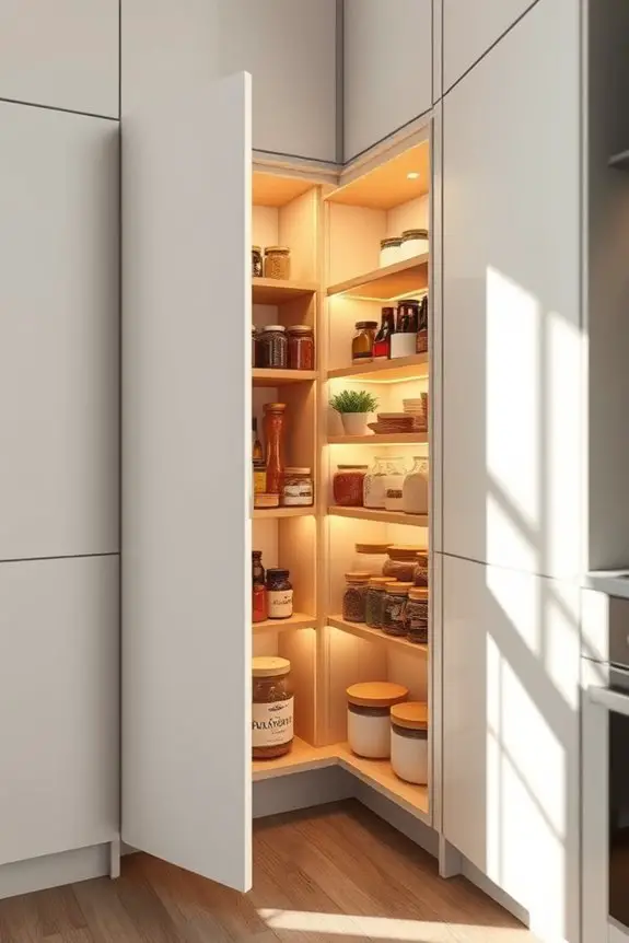 creative hidden pantry solutions