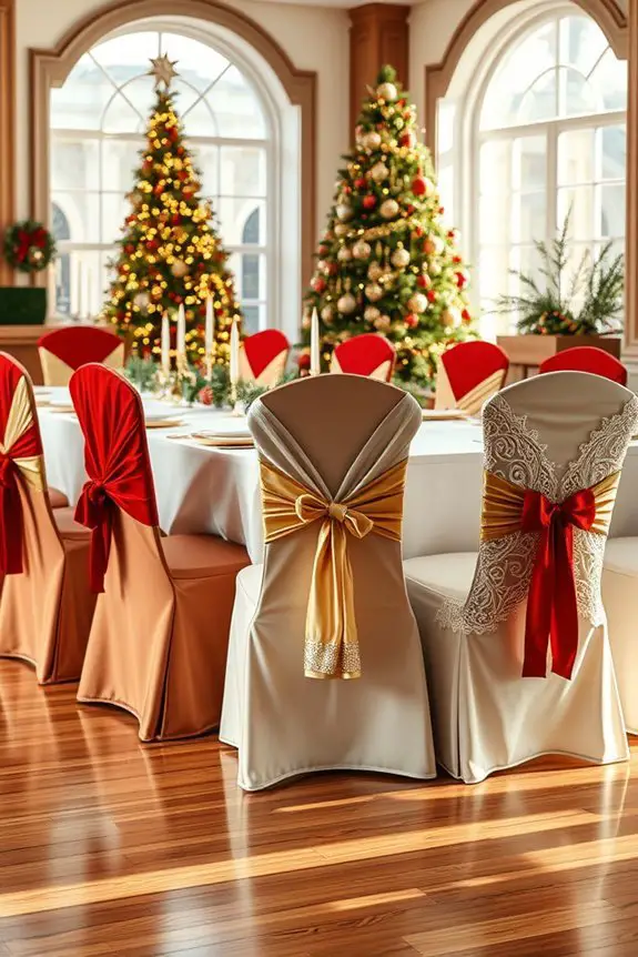 creative holiday chair covers