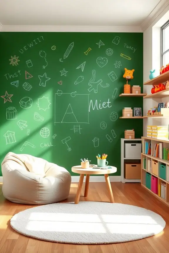 creative learning space wall
